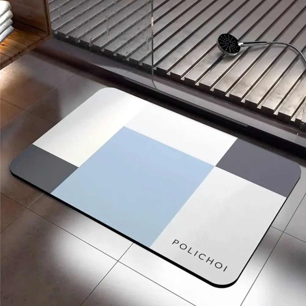 Tapis de Bain Ultra Absorbant en Diatomite